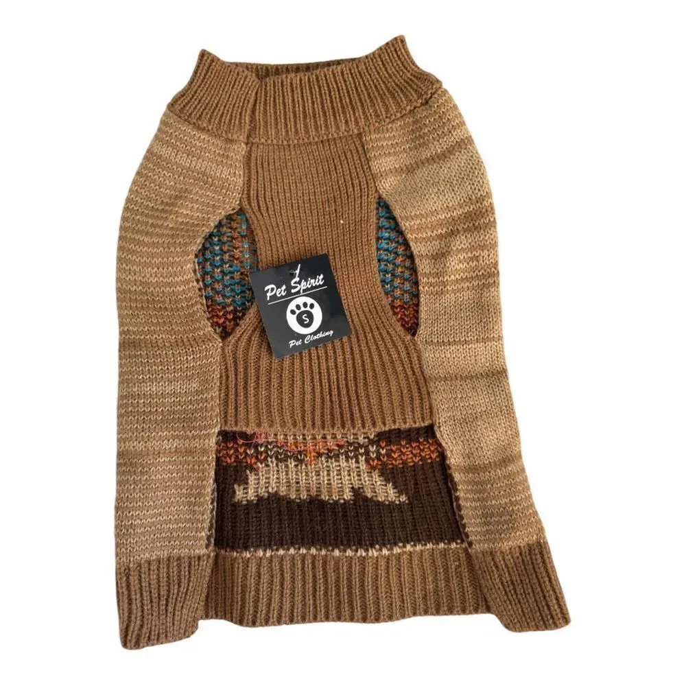 Pet Spirit SZ S Owl dog sweater
